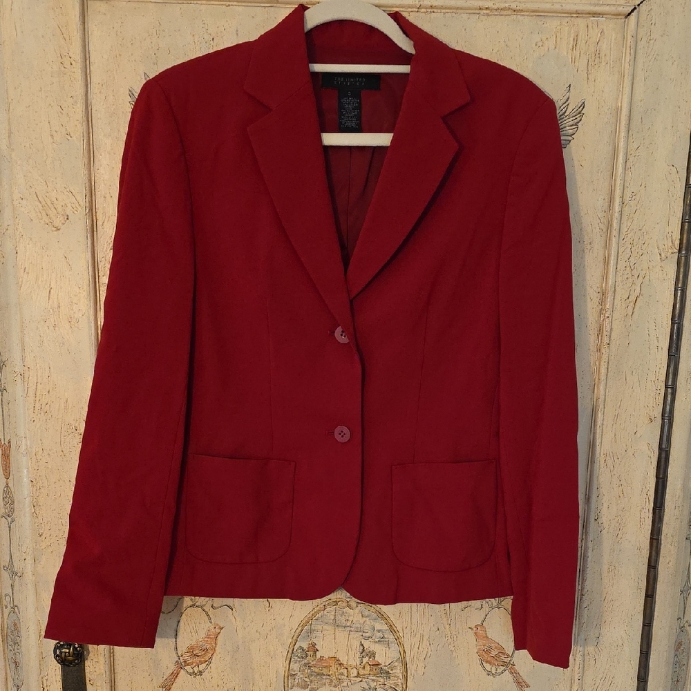 The Limited Rich Red Blazer